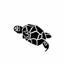 tortoise tattoo design idea