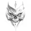 shaco  tattoo design idea