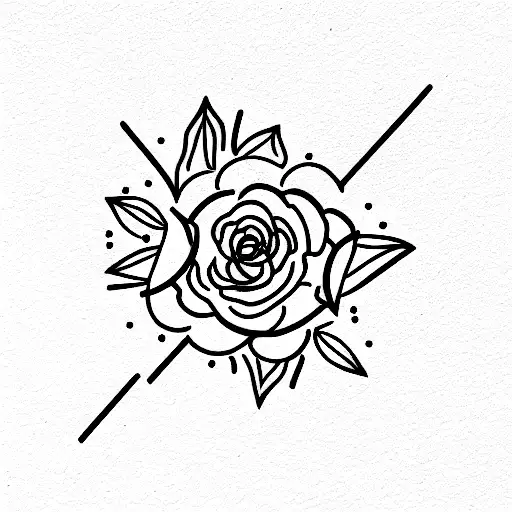 self love with floral tattoo design idea