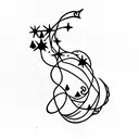 Stella tattoo design idea