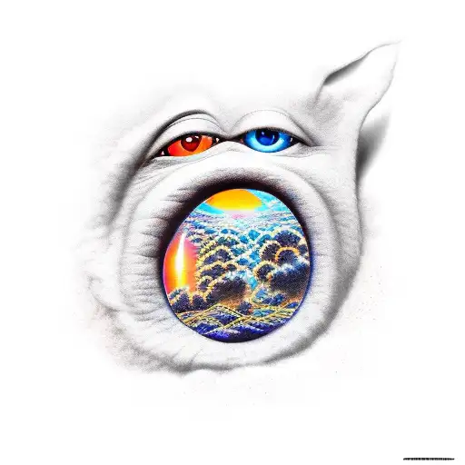 a little piece of heaven tattoo design idea