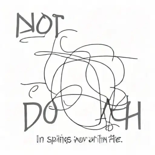 In spite of fate, do not rush to change, as much as you have yourself, as much wealth is in you tattoo design idea