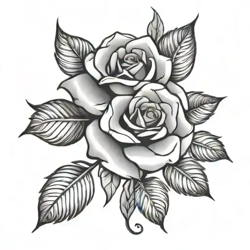 Mexican Cultural Tattoo Rose tattoo tattoo design idea