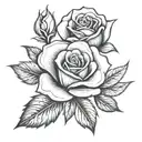 Mexican Cultural Tattoo Rose tattoo tattoo design idea