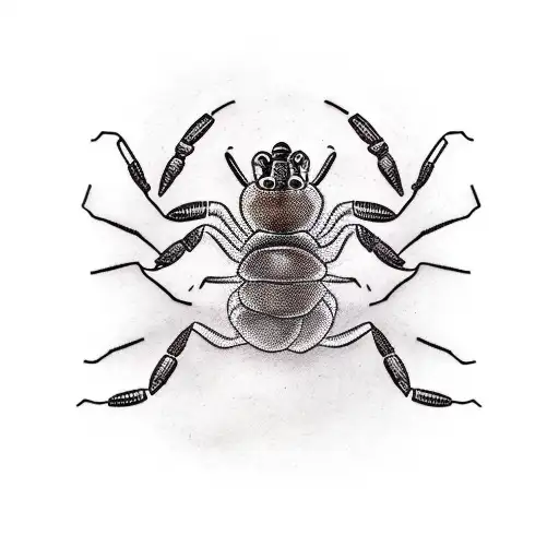 a tattoo of a scorpion with the numbers 0,2,3,9 tattoo design idea