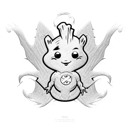 ghostbusters logo Batman logo baby groot auto bot logo  tattoo design idea