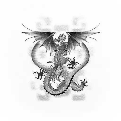 Dragon chihiro tattoo design idea