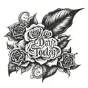 one day but not today Hope tattoo design idea