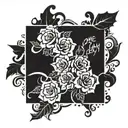 one day but not today written tattoo design idea