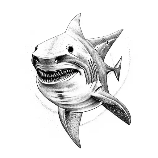 jason mamoa shark tooth + unique makeover tattoo design idea
