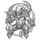 diablo video game tattoo design idea