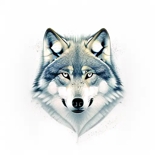 alpha's wolf tattoo design idea