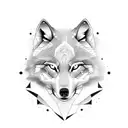 alpha's wolf tattoo design idea