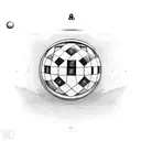 wizard with magic 8 ball tattoo design idea