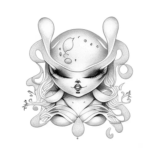 nsfw curvy pinup tattoo design idea