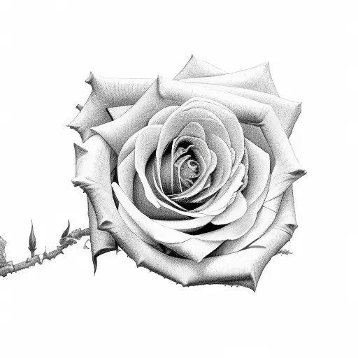 Rose plus Aaron Helrt  tattoo design idea