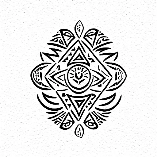 aztecas  tattoo design idea