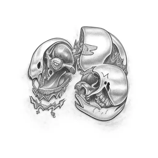 two sons tattoo design idea