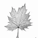 toronto maple leaf with trees tattoo design idea