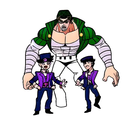 jojo's bizarre adventure tattoo design idea