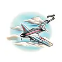 pc-21 aeroplane tattoo design idea