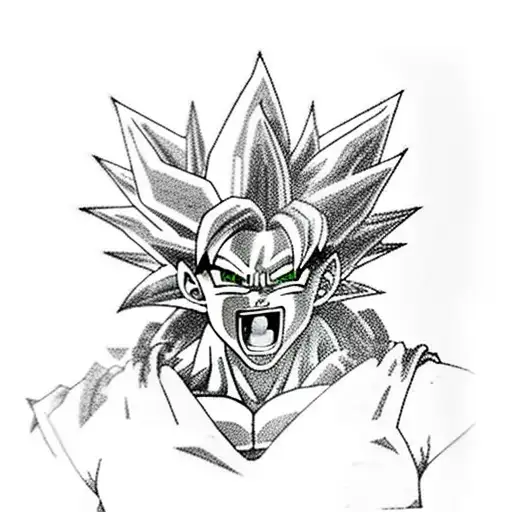 goku tattoo design idea