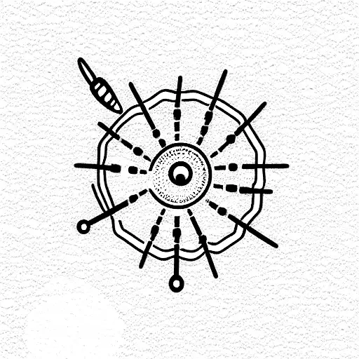 penicillin allergy tattoo design idea