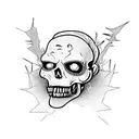 zombie stripper tattoo design idea