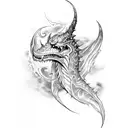 brisingr in eragon script tattoo design idea