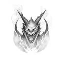 brisingr in eragon script tattoo design idea