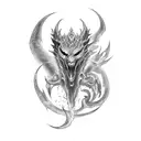 brisingr in eragon script tattoo design idea