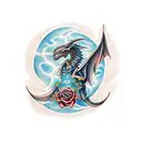 brisingr in eragon script tattoo design idea