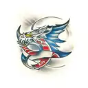 brisingr in eragon script tattoo design idea