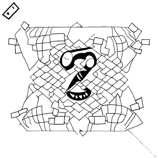 the trap I set for you seems to have caught my leg instead tattoo design idea