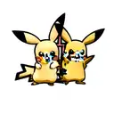 Pikachu  tattoo design idea