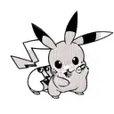 Pikachu  tattoo design idea