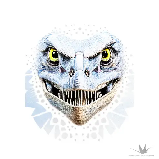 raptor tattoo design idea