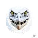 raptor tattoo design idea