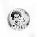 the boondocks Riley and huey freeman as afro samurai and jinno  tattoo design idea