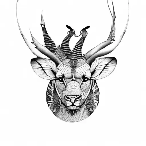south africa big five tattoo design idea