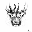 south africa big five tattoo design idea