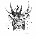 south africa big five tattoo design idea