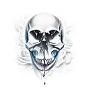 skull tattoo design idea