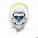 skull tattoo design idea