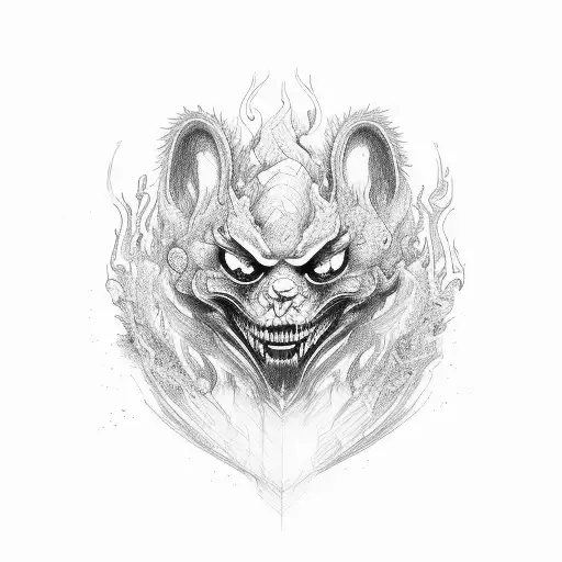 wildfire tattoo design idea