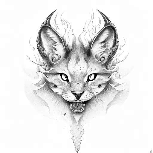 wildfire tattoo design idea