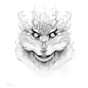 wildfire tattoo design idea