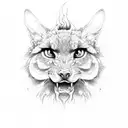 wildfire tattoo design idea