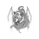 wildfire tattoo design idea