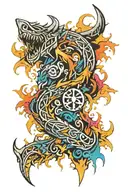 Skyrim tattoo design idea